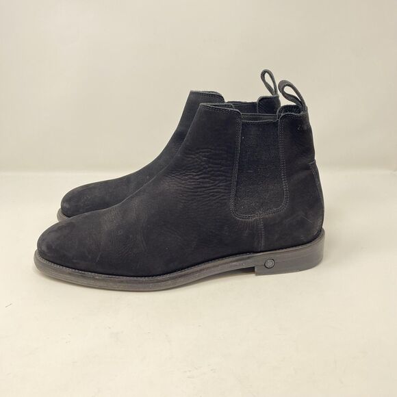 Zadig & Voltaire Boots Mens Size 9 Black Suede Chelsea Ankle Dress Pull On main image 10